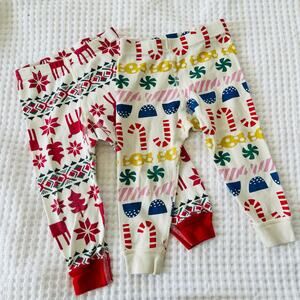 2 Hanna Andersson Holiday Pajama Bottoms Bundle (2T)